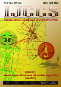 IJCCS; Indonesian Journal of Computing and Cybernetic Systems