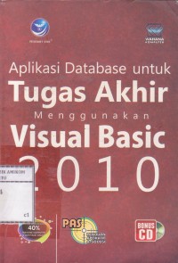 Aplikasi Database untuk Tugas Akhir menggunakan visual basic 2010