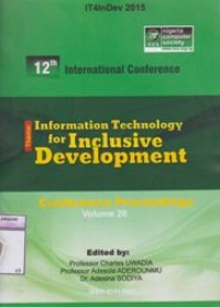 Proceedings; Information Technology for Inclusive Development