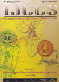 IJCCS; Indonesian Journal of Computing and Cybernetic Systems Vol.5 No.2 Juli 2011