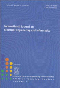 International Journal on Electrical Engineering and Informatics Vol.7, No.2, June 2015