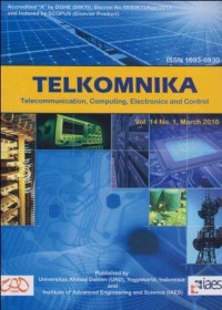 TELKOMNIKA; Telecommunication, Computing, Electronics and Control Vol.14, No.1, March 2016