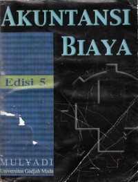 Akuntansi Biaya Edisi 5