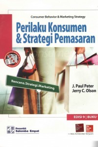 Perilaku konsumen & Strategi Pemasaran; Consumer behavior & marketing Strategy