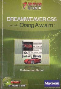 7 jam belajar interaktif Dreamweaver CS5 untuk Orang Awam