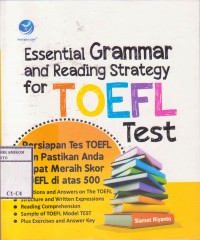 Essenstial Grammar and reading strategy for TOEFL test