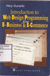 Introduction to Web Design Programming for E-Business and E-Commerce