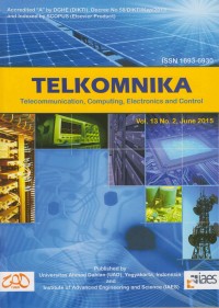 TELKOMNIKA; Telecommunication, Computing, Electronics and Control Vol.13, No.2,June 2015