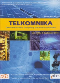 TELKOMNIKA; Telecommunication, Computing, Electronics and Control Vol.13, No.3, September 2015