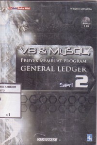 VB & MySQL, Proyek Membuat Program General Ledger Seri 2