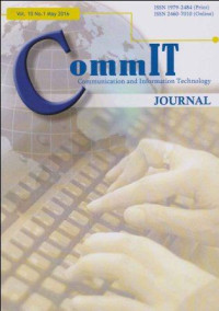 CommIT; Communication and Information Technology Vol. 10 No. 1 May 2016