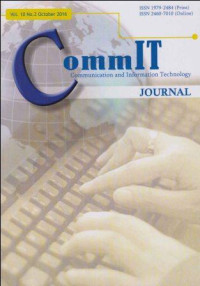 CommIT; Communication and Information Technology Vol. 10 No. 2 Oktober 2016